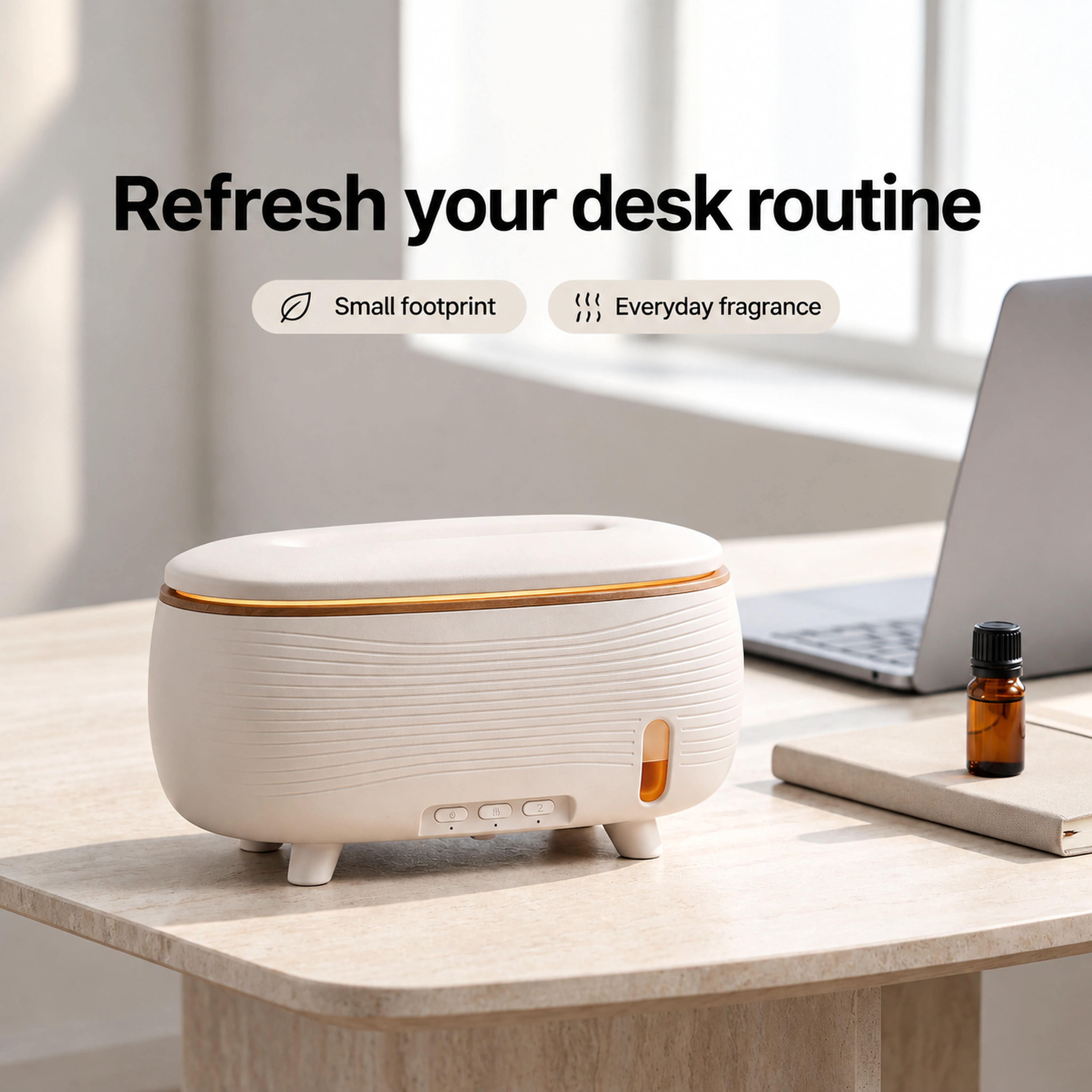 Wood Grain Vintage Aroma Humidifier scene