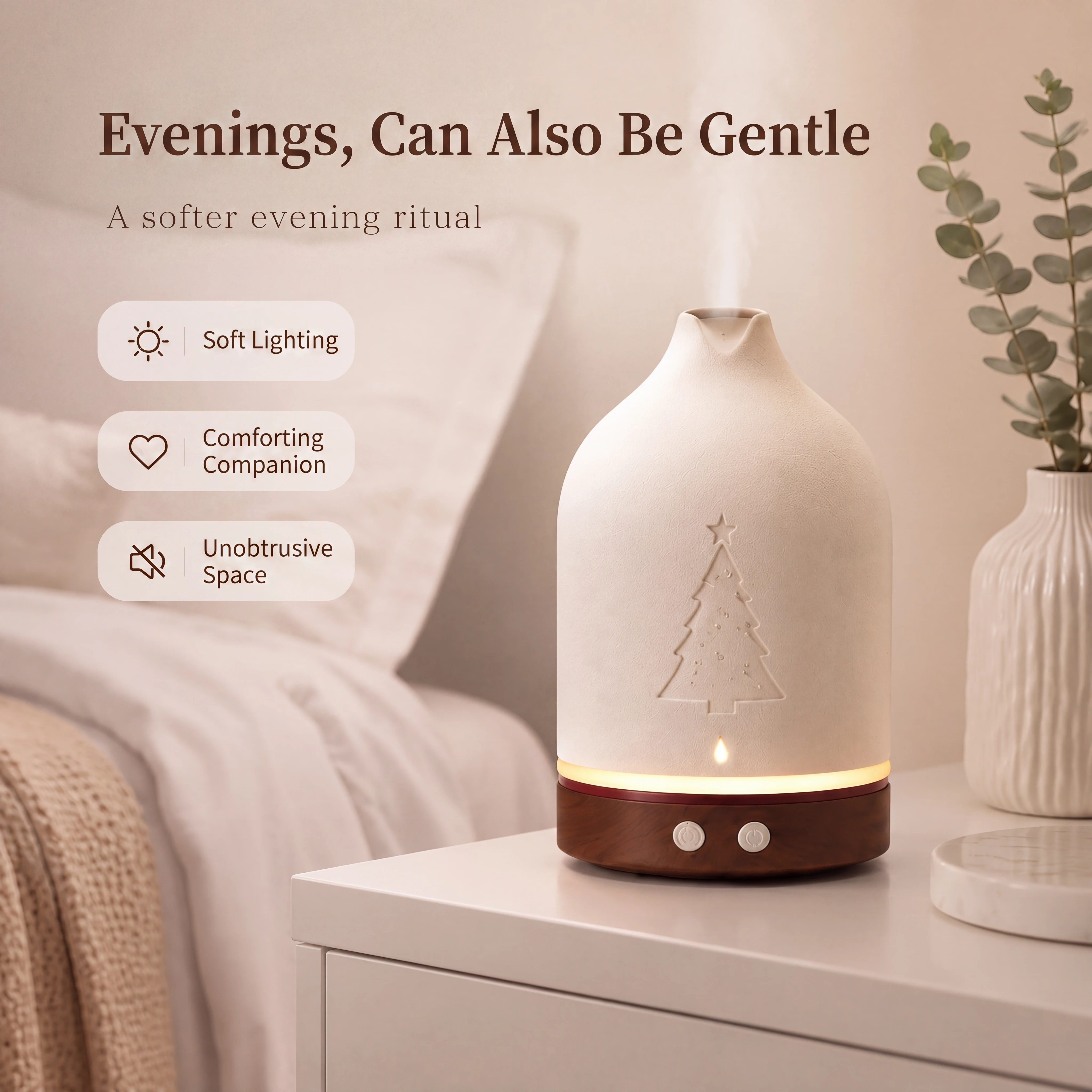 Ceramic Christmas Tree Aroma Diffuser - image 2