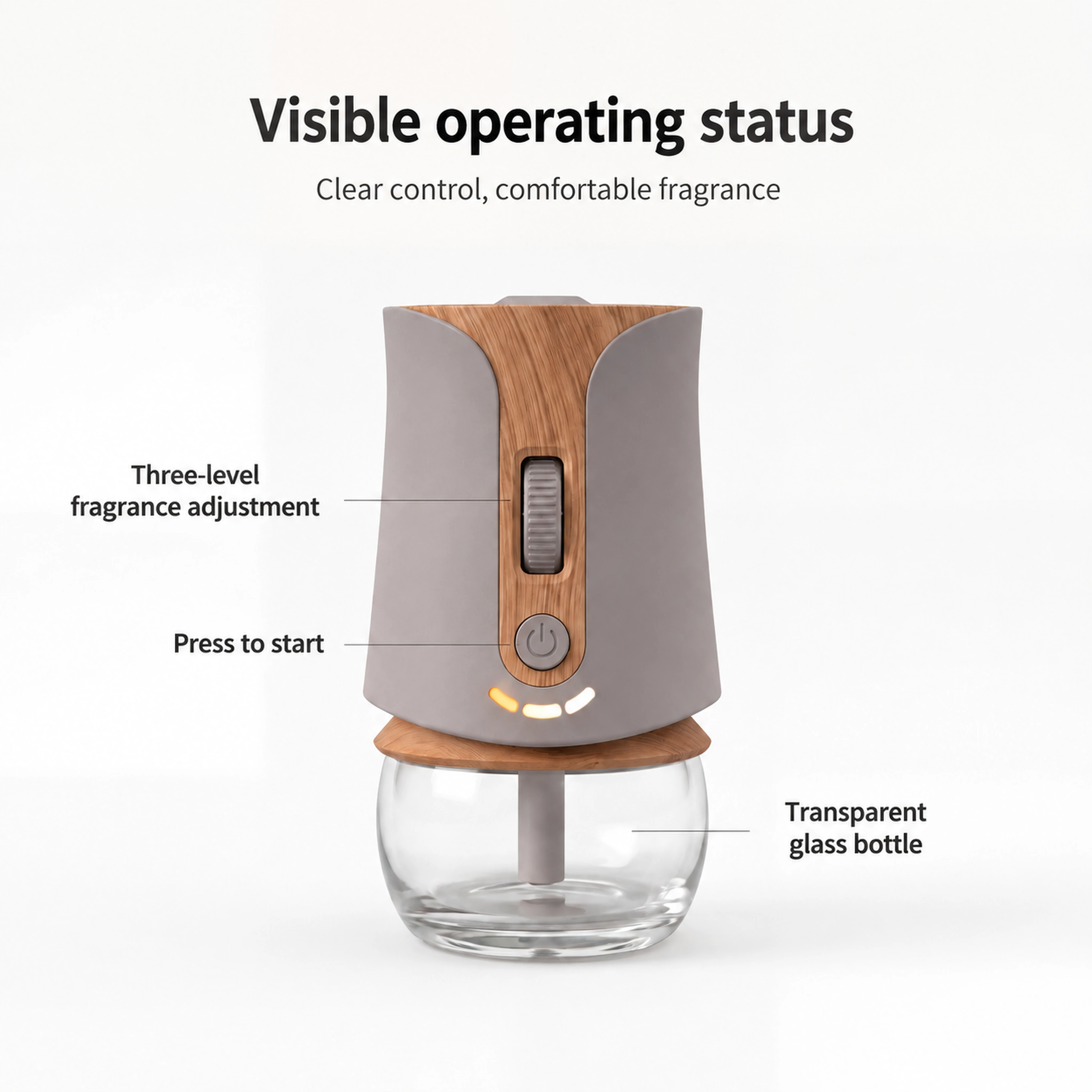 Wood Grain Plug-In Scent Diffuser - image 3
