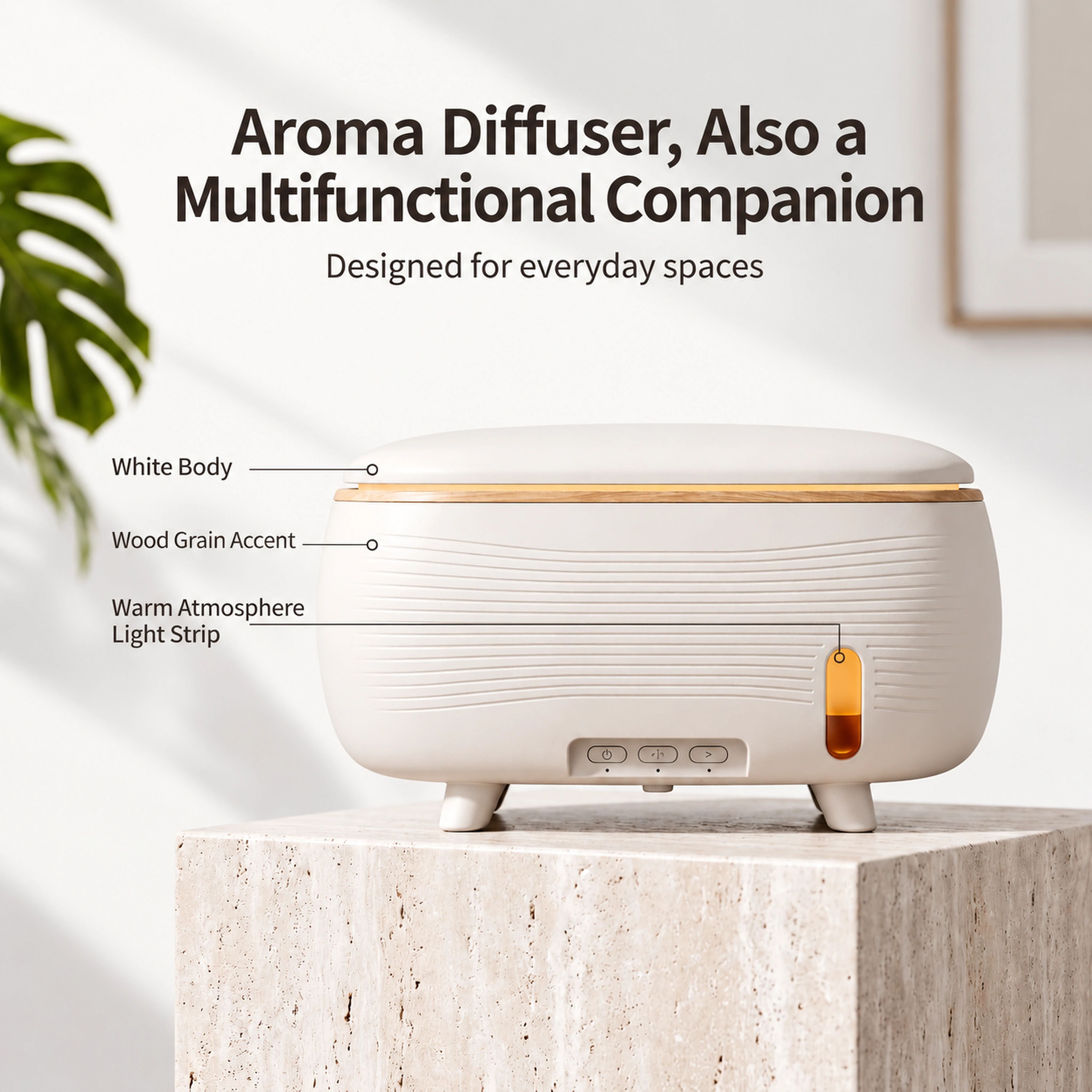 Wood Grain Vintage Aroma Humidifier - image 4