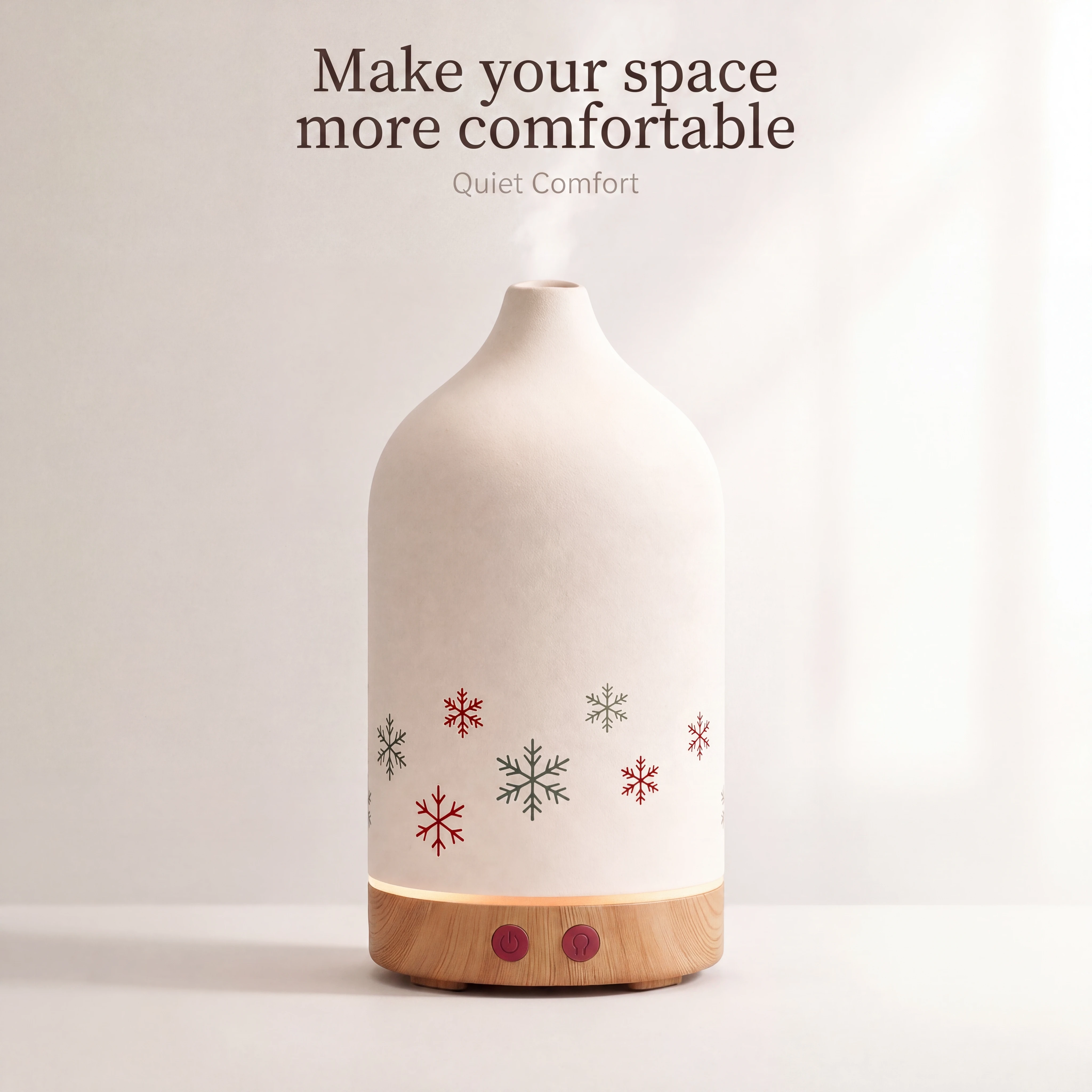 Ceramic Snowflake Aroma Diffuser scene
