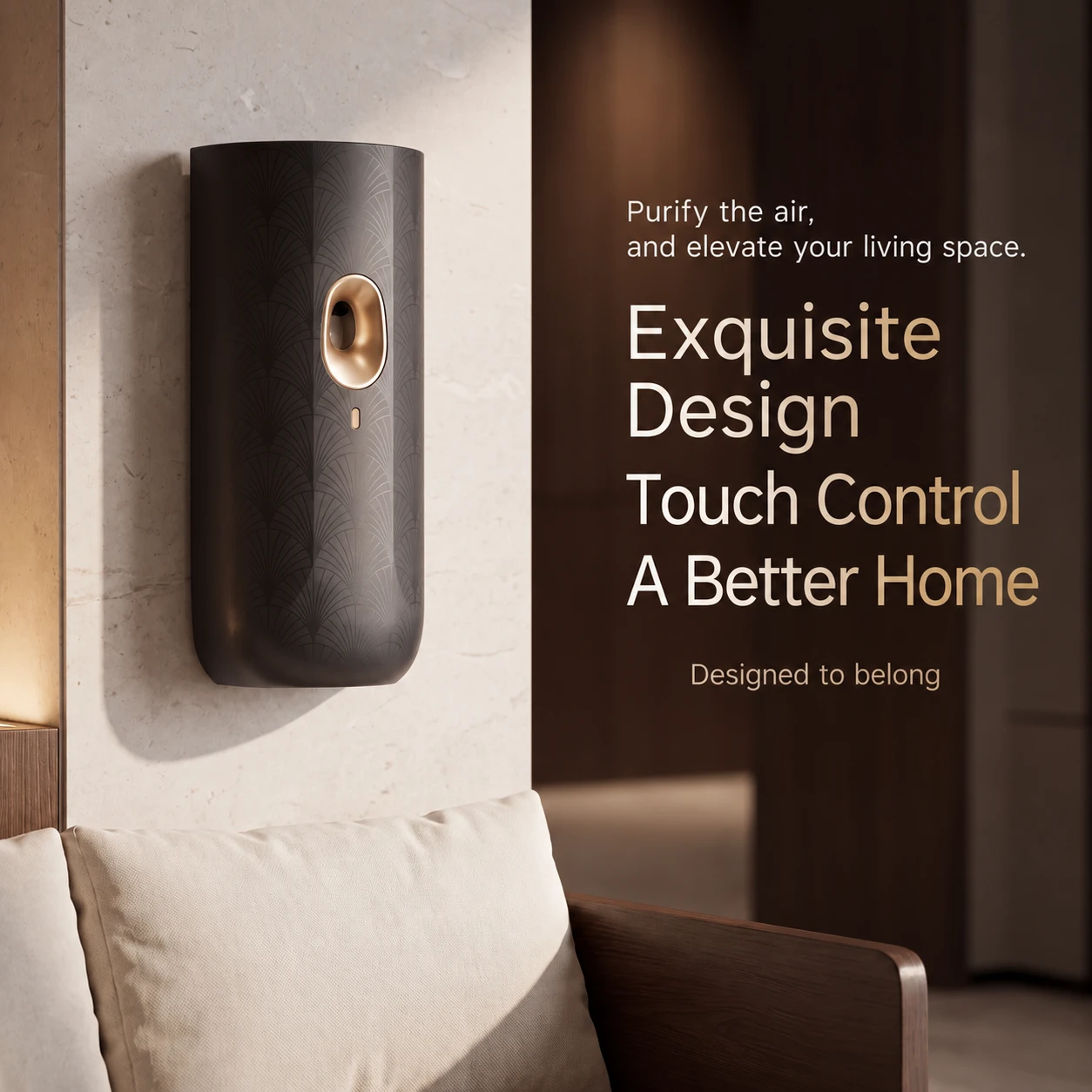 Dark Wall-Mounted Scent Diffuser scene