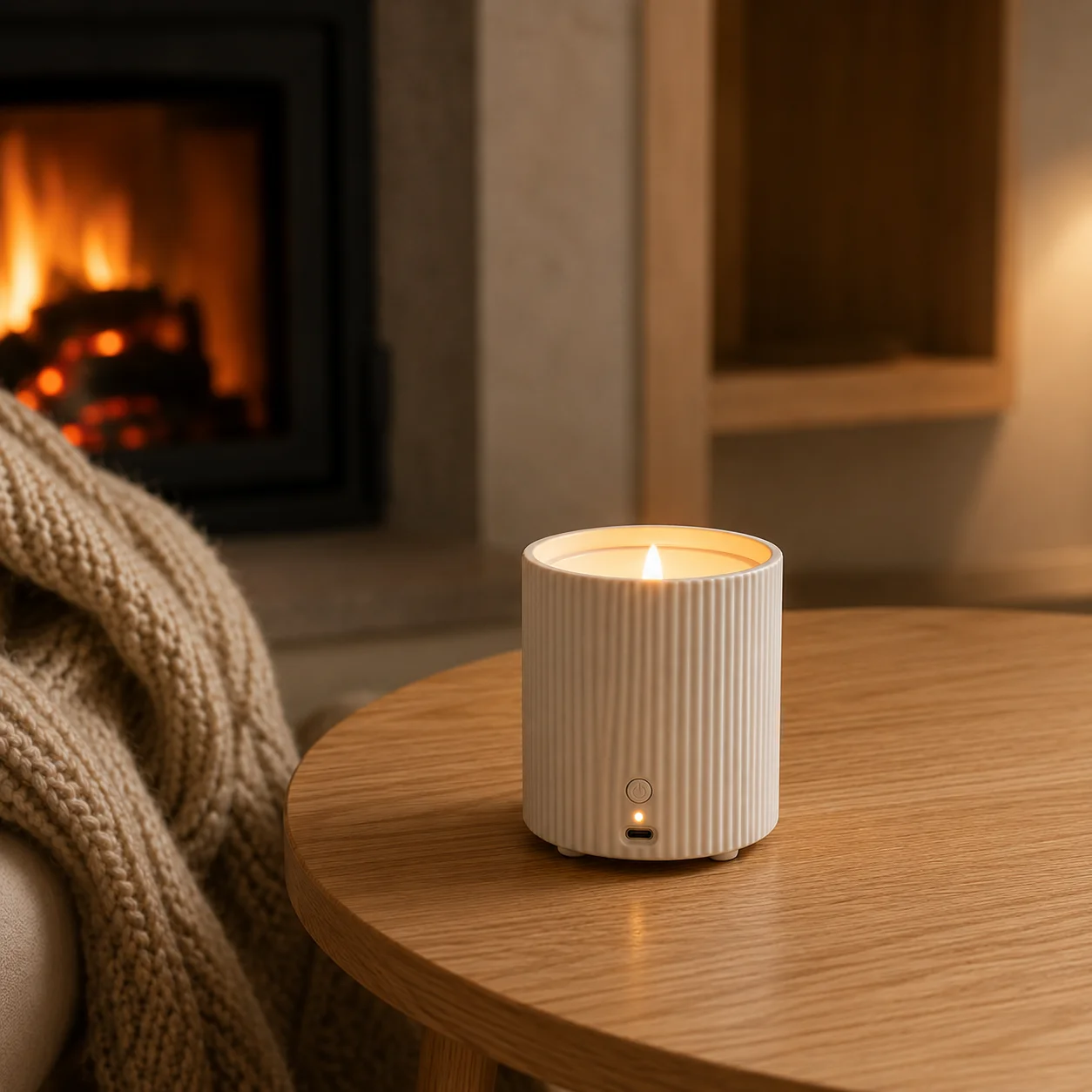 Candle Glow Aroma Diffuser hover
