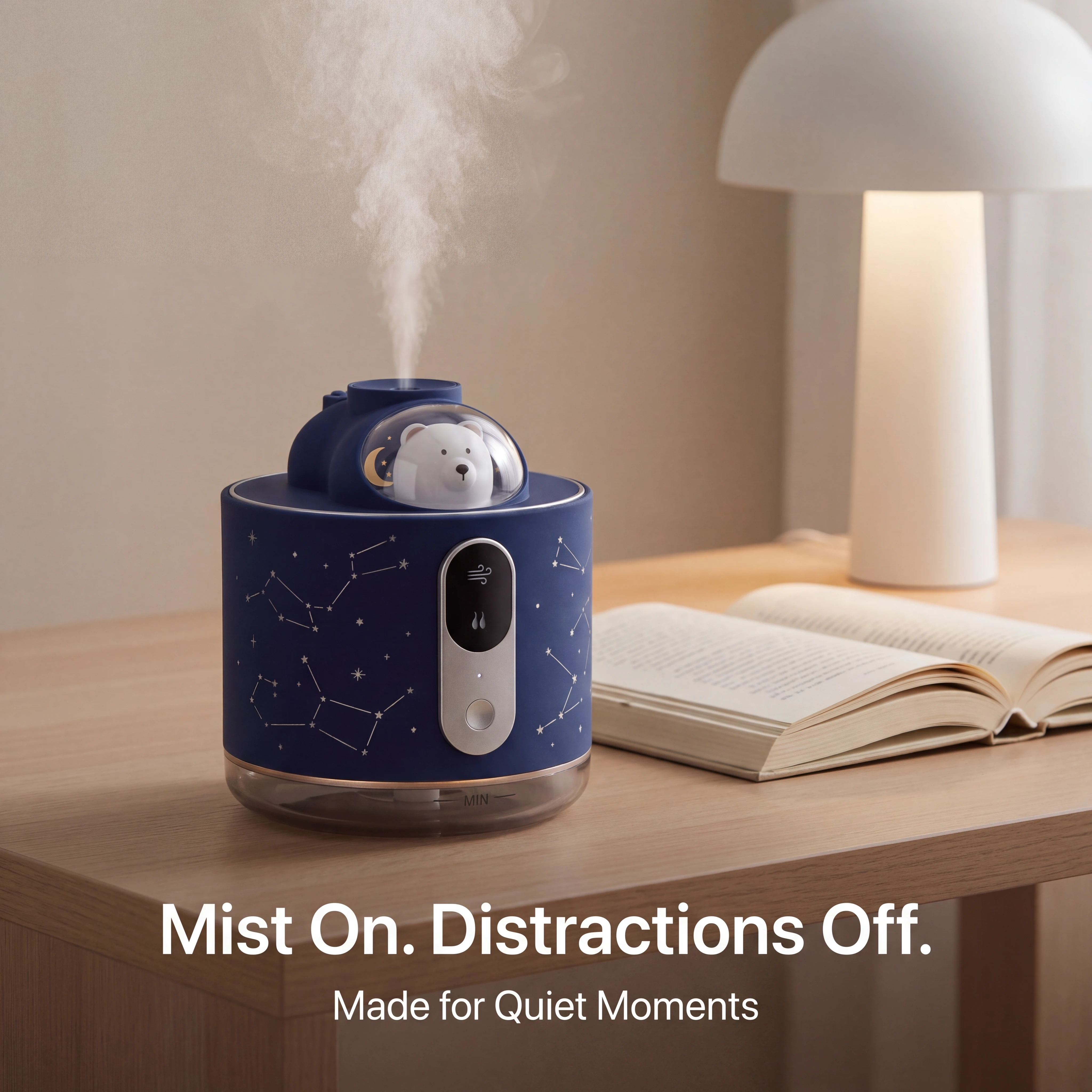 Bear Starry Sky Aroma Humidifier scene