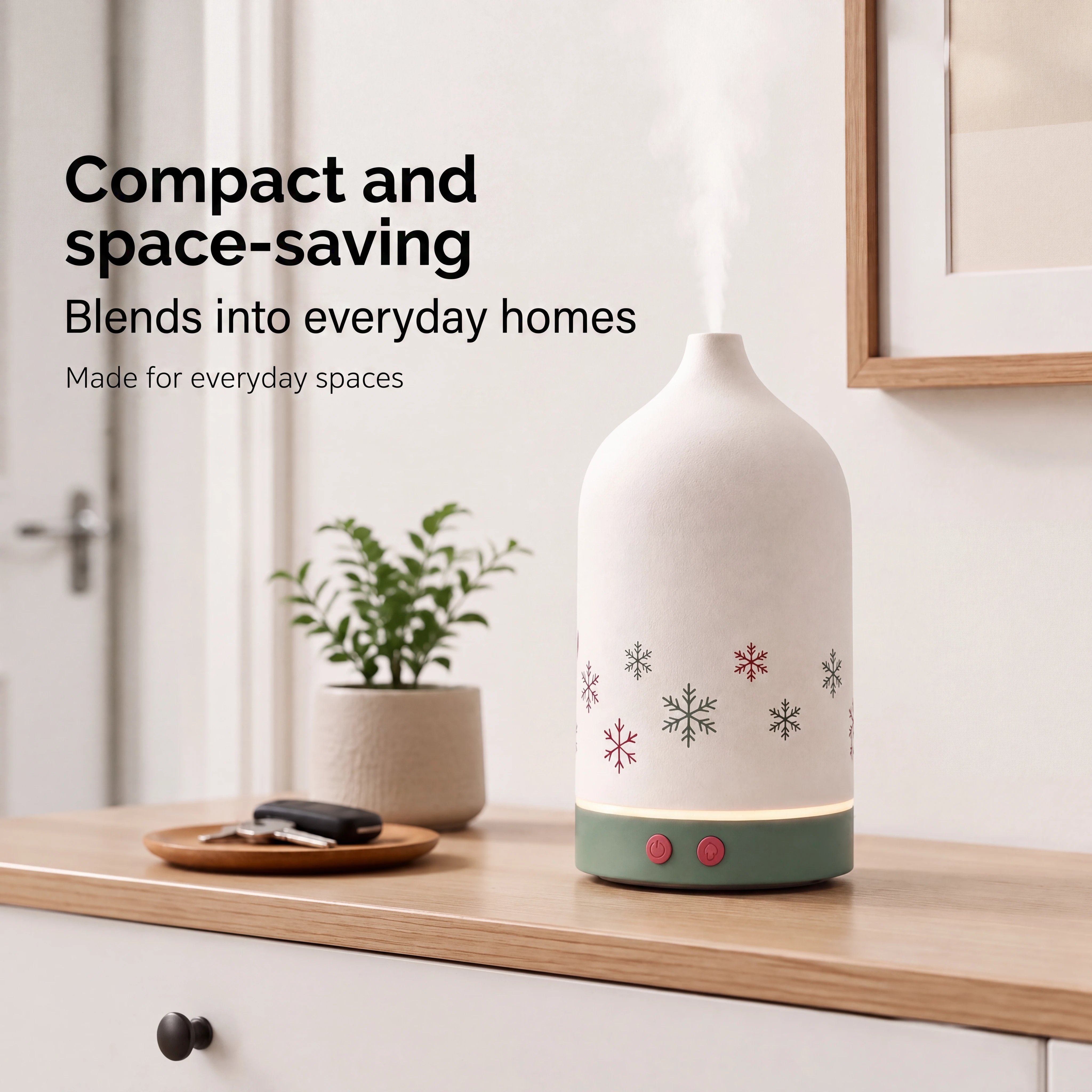 Ceramic Snowflake Aroma Diffuser - image 4