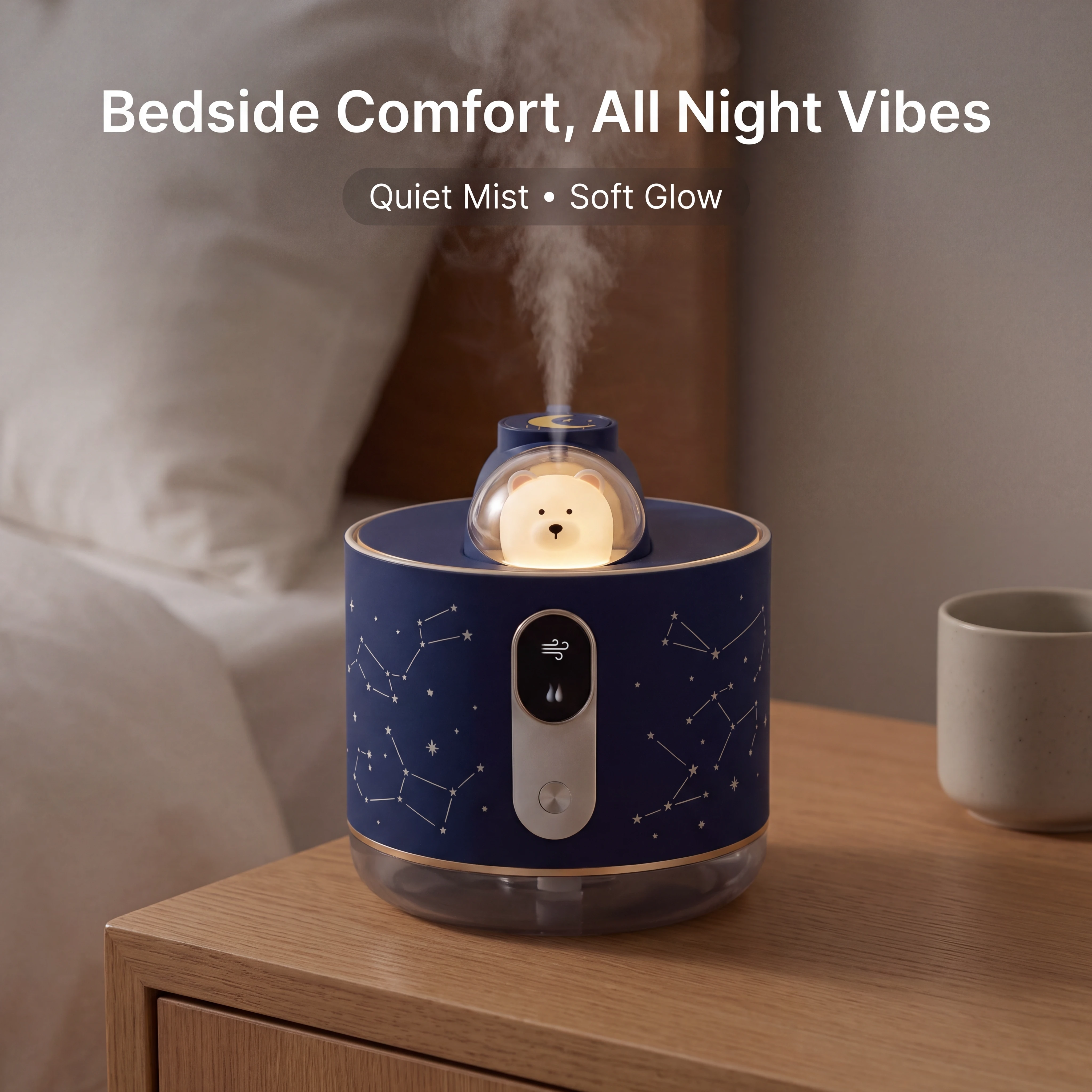 Bear Starry Sky Aroma Humidifier - image 4